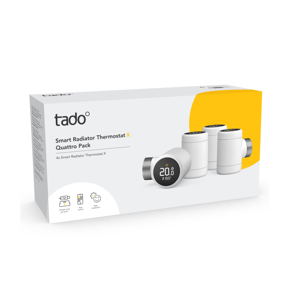 Smart Radiator Thermostat X Quattro Pack for Professionals
