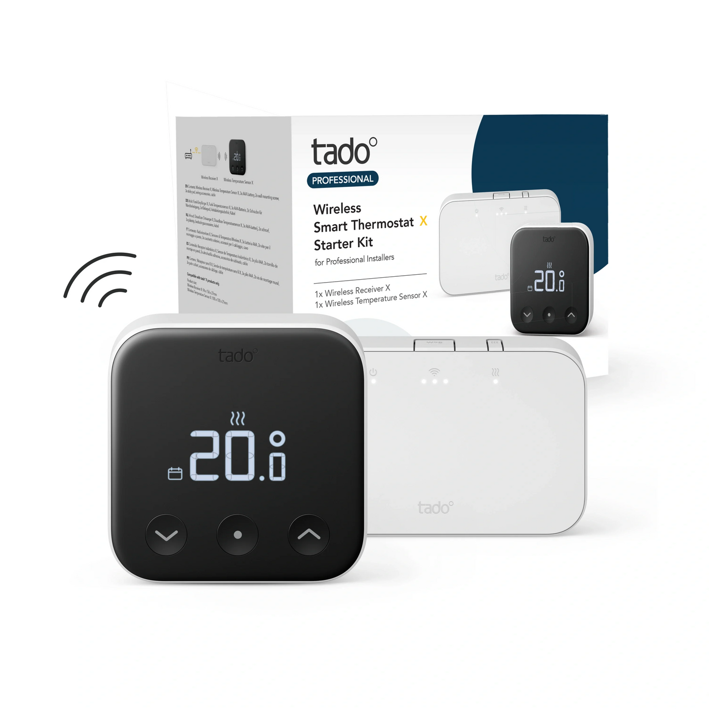 Wireless Smart Thermostat X - Starter Kit for Professionals, incl. Programmer with Hot Water Control and OpenTherm