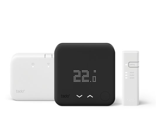 Wireless Smart Thermostat Starter Kit V3+ with Hot Water Control (S- & Y-Plan) Black Edition