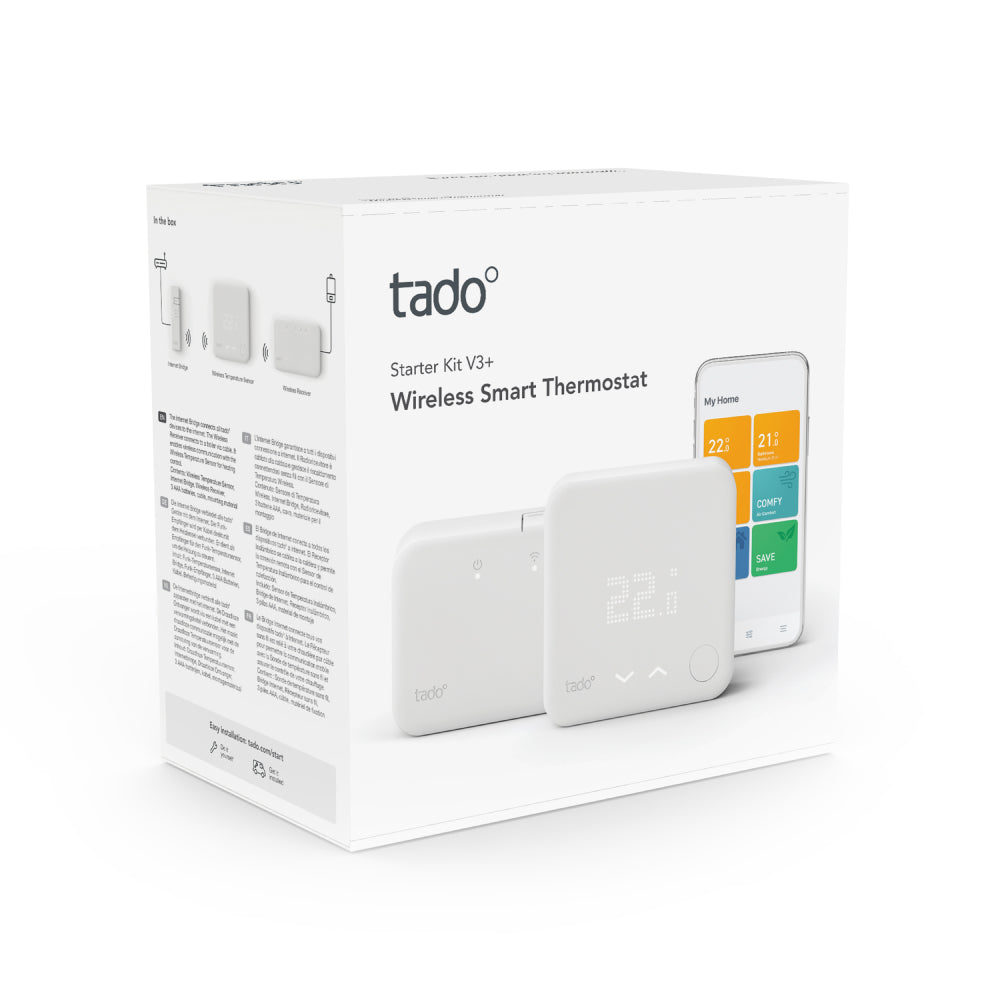 Wireless Smart Thermostat Starter Kit V3+ with Hot Water Control (S- & Y-Plan)