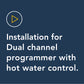 Wireless Smart Thermostat - S&Y plan installation video Dual channel programmer with hot water control
